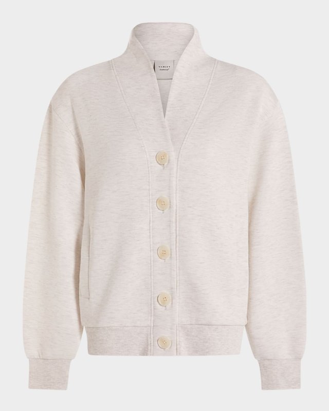 Celeste Button-Front Sweatshirt